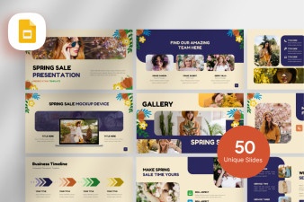 Spring Sale Google Slide Template